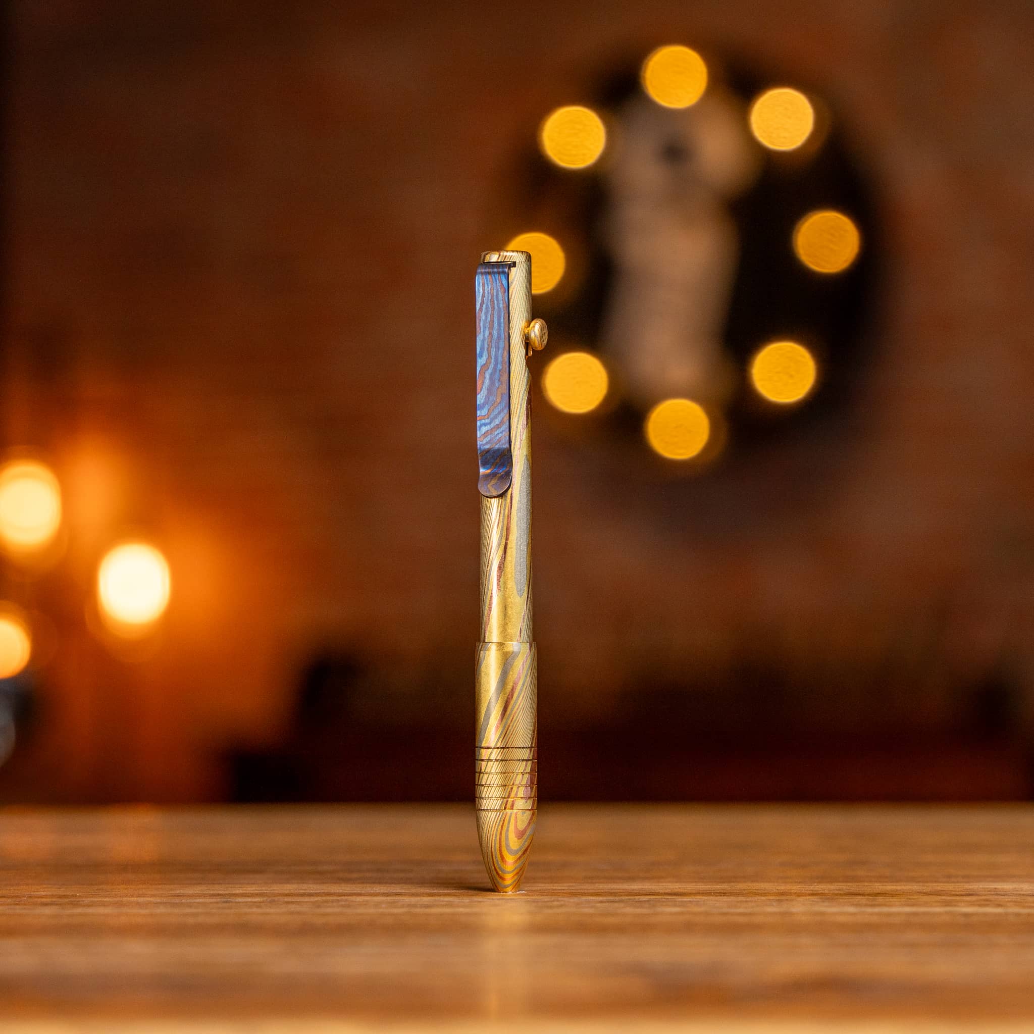Bolt Action Pen - Full Brass Damascus - Image 20