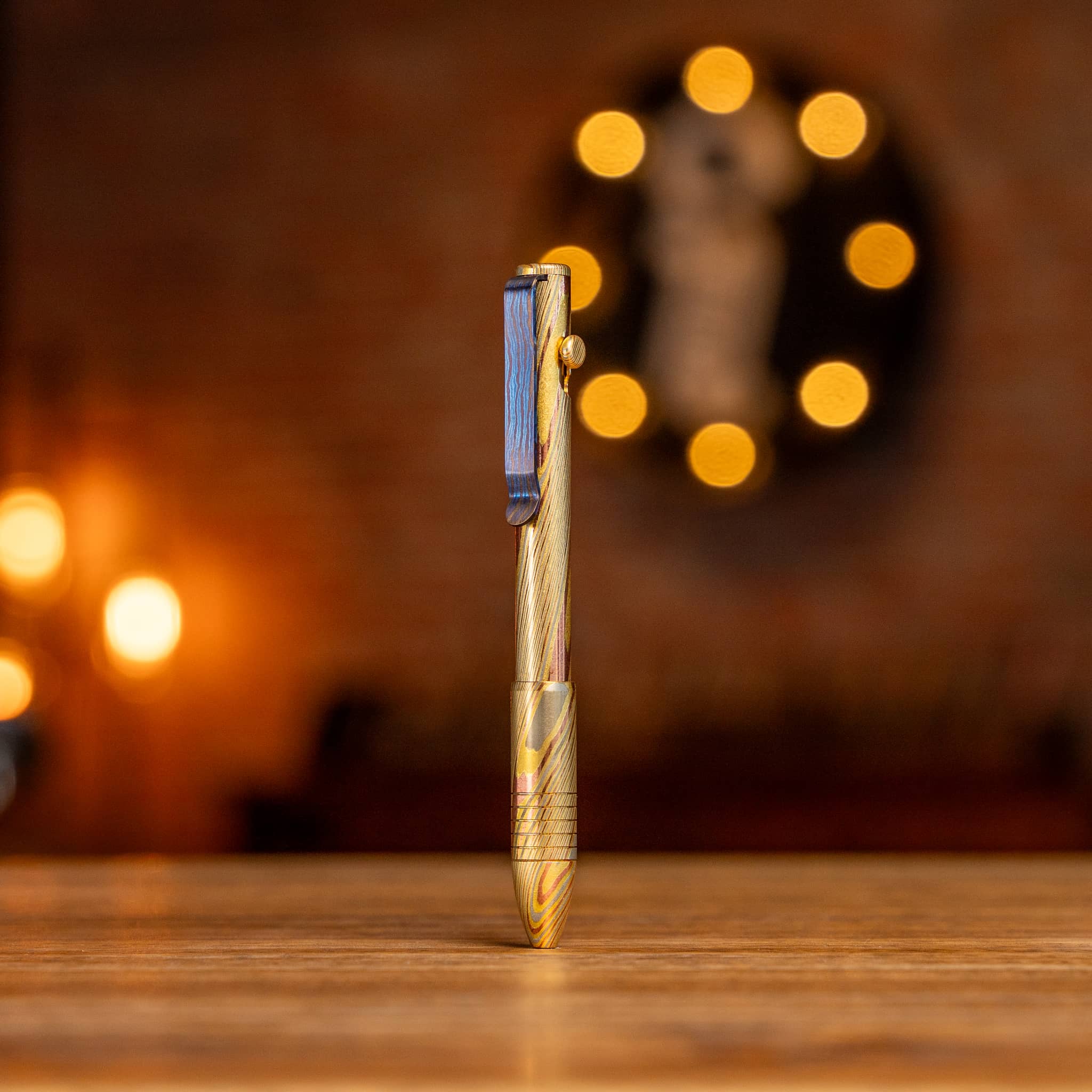 Bolt Action Pen - Full Brass Damascus - Image 21