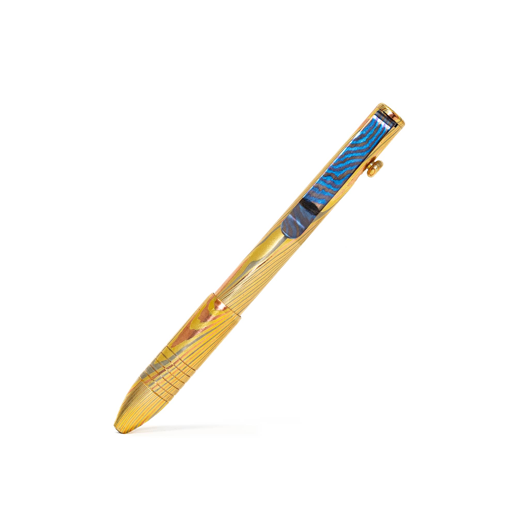 Bolt Action Pen - Full Brass Damascus - Image 30