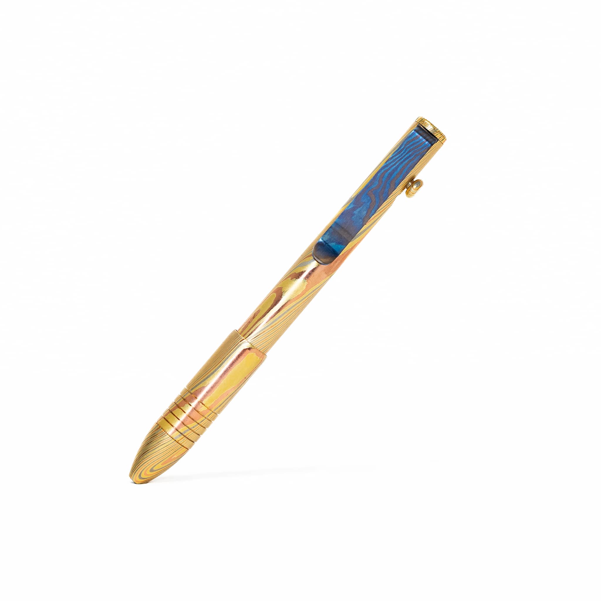 Bolt Action Pen - Full Brass Damascus - Image 33