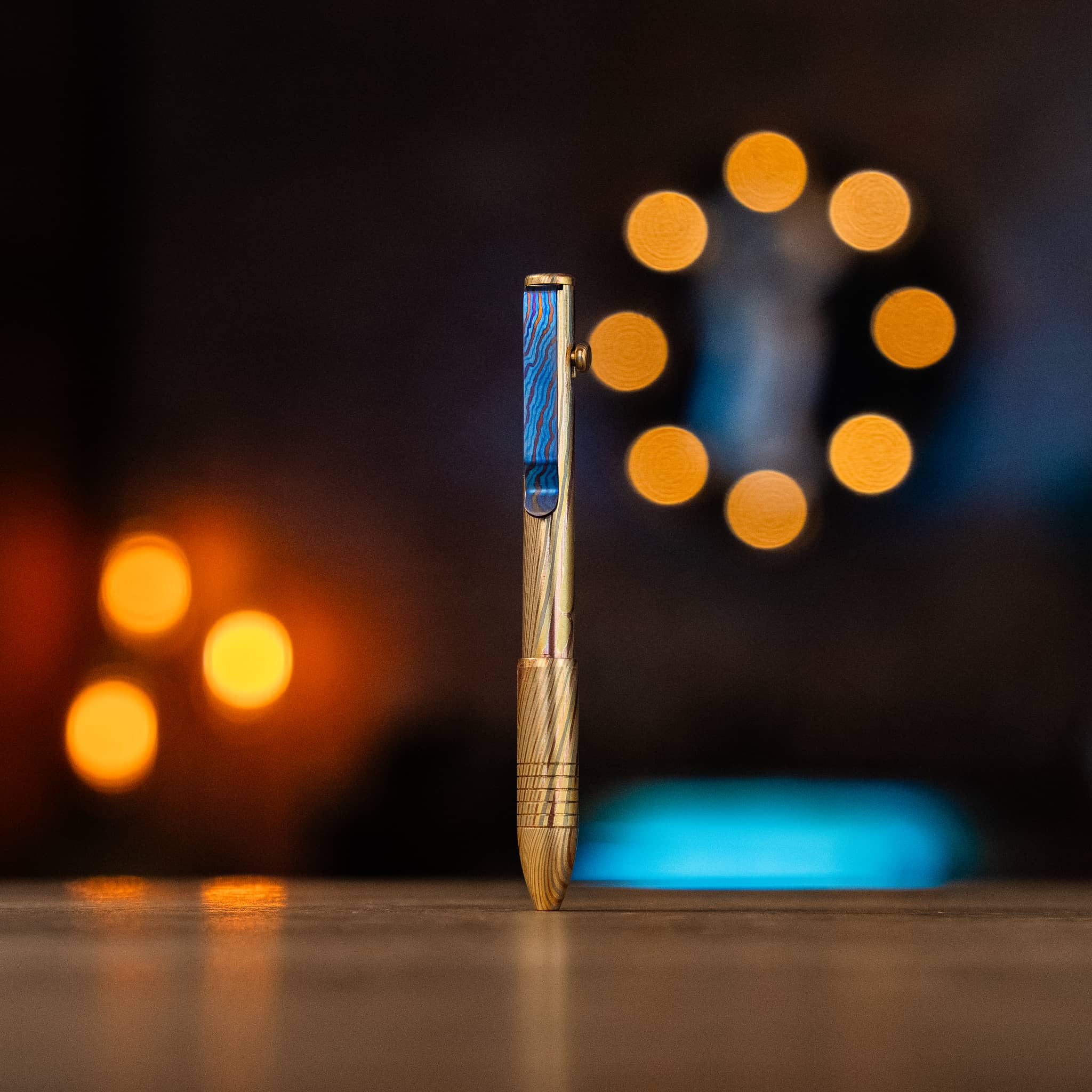 Bolt Action Pen - Full Brass Damascus - Image 34