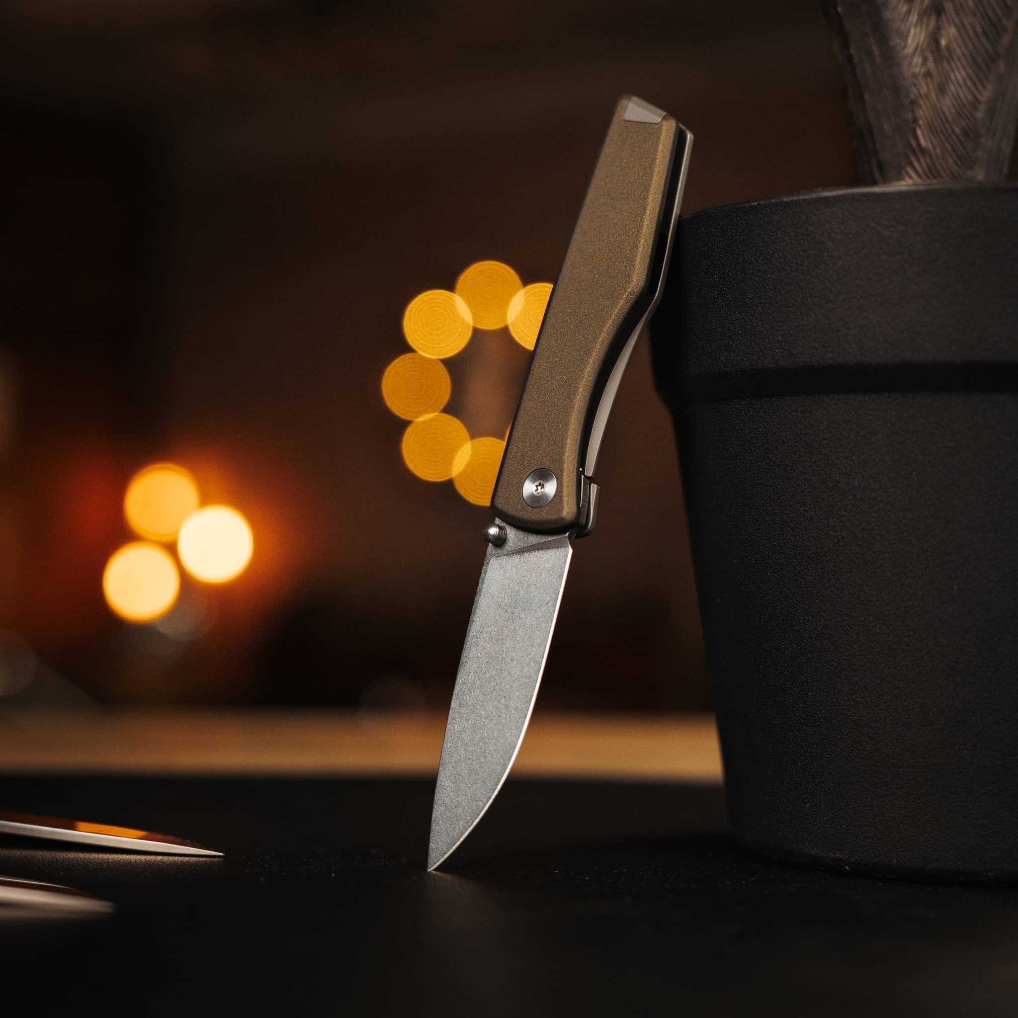 Dual Tone Cerakote Overlook Pocket Knife *Limited Release* - Image 4