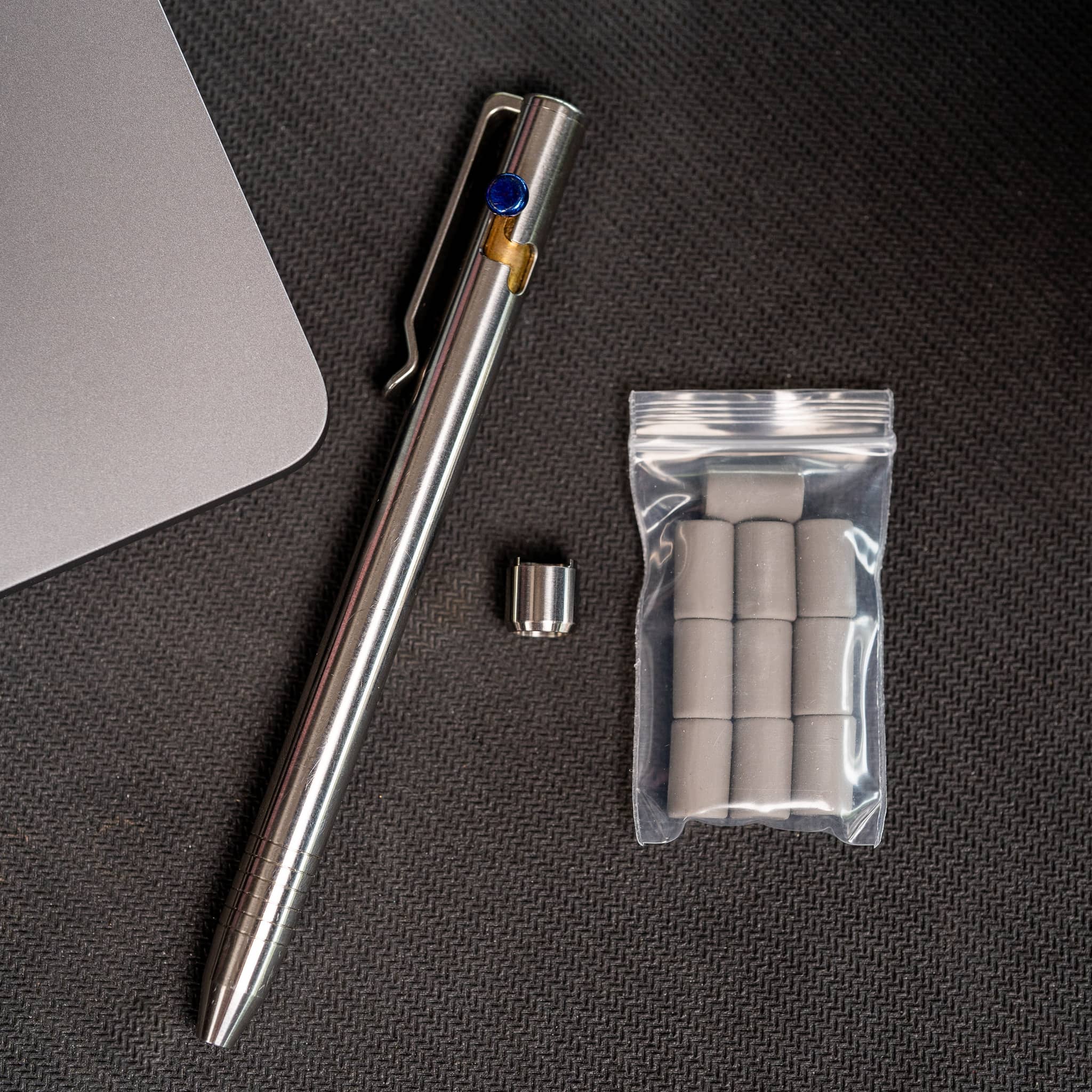Eraser end + 10 Spare Eraser Refills for Bolt Action Pencils